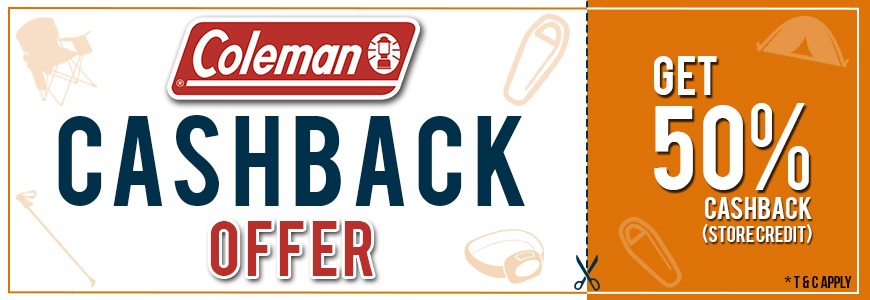 Coleman CashBack Offer Coleman CashBack Offer