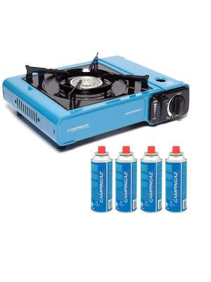 Campingaz Camp Bistro 2 Stove with CP250 Gas Cartridge Pack of 4