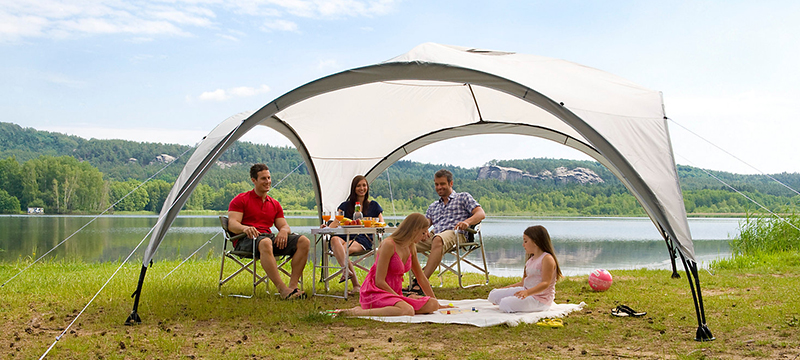 Get together under the Gazebo Tent in the outdoors
